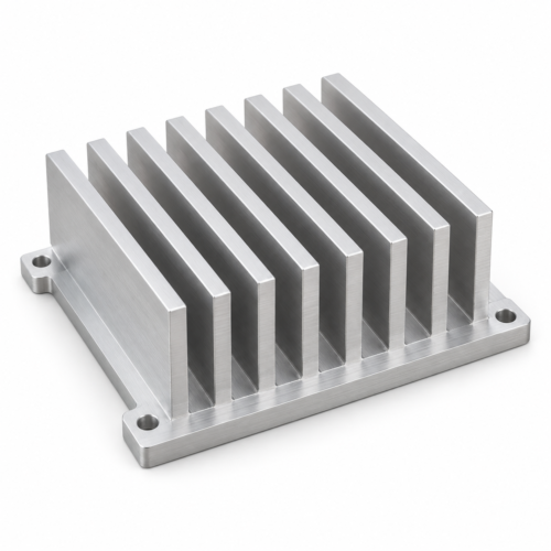 custom-cnc-aluminum-heat-sink Design illustration of cnc machined aluminum heat sink