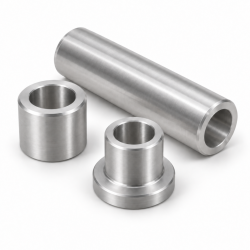 Design illustration of custom cnc turned aluminum spacers
